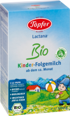 Töpfer Lactana Био для детей-Молочная смесь для малышей с 12.Месяц ев, 500 г