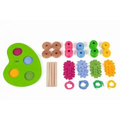 SINASPIELZEUG Holzspielzeug Steckspiel ?Flowerpower? Деревянная игрушка подключаемая игра ?Flowerpower?