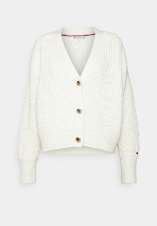 Tommy Hilfiger BUTTON Cardigan ecru КНОПКА кардиган экрю