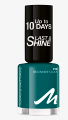 MANHATTAN Cosmetics Лак для ногтей Nagellack Last &amp; Shine Beginners Luck 970, 8 ml