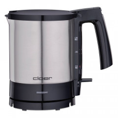 Cloer Cloer Wasserkocher 4710 1,7 L aus Edelstahl Silber/Schwarz  Чайник Cloer 4710 1,7 л из нержавеющей стали серебристый/черный