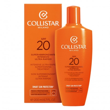 Collistar Intensive Ultra-Rapid Supertanning Treatment Spf 20  Интенсивное ультрабыстрое средство для суперзагара SPF 20