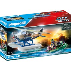 PLAYMOBIL PLAYMOBIL 70779 Polizei-Wasserflugzeug: Schmuggler-Verfolgung PLAYMOBIL 70779 Полицейский гидросамолет: погоня за контрабандистом