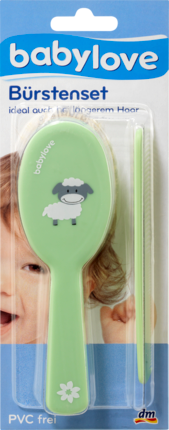 babylove Набор щёток, grün, 2 шт