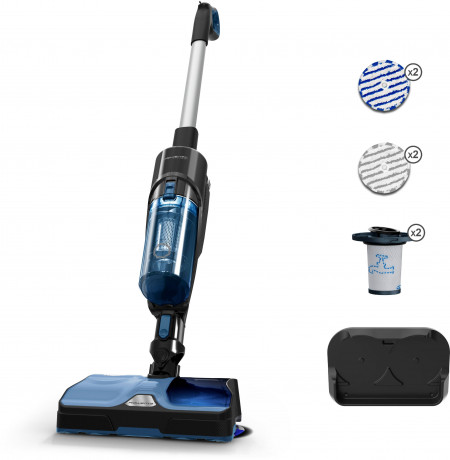 Rowenta Rowenta Nass-Trocken-Akkusauger GZ3038 X-Combo, 215 W, beutellos, Staubsaugen und rotierendes Wischen gleichzeitig, drei Reinigungsmodi  Беспроводной пылесос Rowenta GZ3038 X-Combo для влажной и сухой уборки, 215 Вт, без мешка, пылесосит и вращает