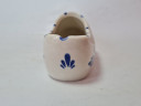 Delft Blue Holland Декоративный башмачок с синим рисунком ручной работы, дельфтский фарфор, 7 x 15 см, Голландия, 1960-70гг.