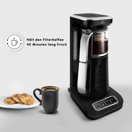 Karaca Karaca Wasser-/Teekocher Caysever Robotea Pro 4 in 1 sprechender automatischer Teekocher  Кофеварка для воды/чая Karaca Caysever Robotea Pro 4 в 1 говорящая автоматическая заварочная машина