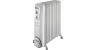 DeLonghi DeLonghi Ol-Radiator KH771230V weiss, 2.500 Watt, zusatzliches 500 Watt Geblase-Heizelement  weiss Масляный радиатор DeLonghi KH771230V белый, 2500 Вт, дополнительный обдувочный нагревательный элемент мощностью 500 Вт