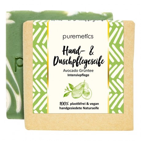 puremetics Hand- & Duschpflegeseife Avocado Gruntee  Мыло для рук и душа Avocado Grunte