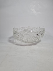 Вазочка винтажная Walther Glas &quot;Виноградная лоза&quot;, стекло, 22 х 10 см, Германия, 1960-70гг.