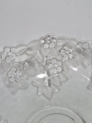 Вазочка винтажная Walther Glas &quot;Виноградная лоза&quot;, стекло, 22 х 10 см, Германия, 1960-70гг.