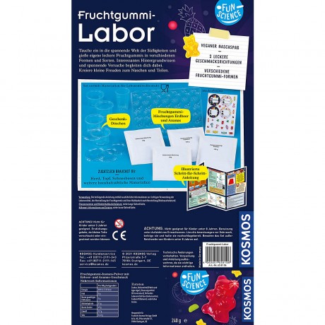 Kosmos Fun Science Fruchtgummi-Labor Fun Science Gummy Lab