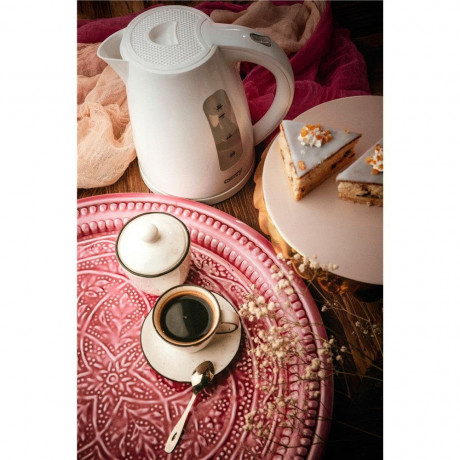 Camry Camry Wasserkocher CR 1255w, 1.7 l, 2200 W, Kunststoff, weiss  Чайник Camry CR 1255w, 1,7 л, 2200 Вт, пластик, белый