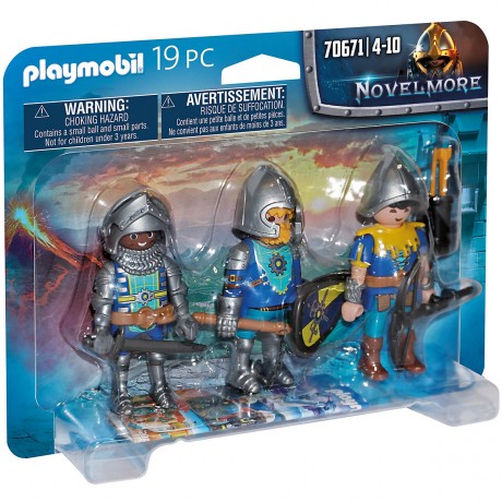 PLAYMOBIL PLAYMOBIL 70671 3er Set Novelmore Ritter PLAYMOBIL 70671 Набор из 3 рыцарей Novelmore