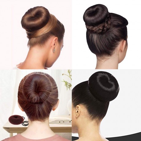 SOHO Haar Donut Ring 12 cm Schwarz Кольцо-пончик для волос 12 см