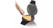 Cloer Cloer Herz-Waffeleisen 1633V Valentinstag Edition rot, 930 Watt, fur 1 grosses Waffelherz  rot Вафельница Cloer Heart 1633V Valentine&#39;s Day Edition красная, 930 Вт, для 1 большого вафельного сердца