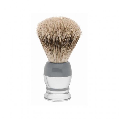 ERBE Dachshaar, Plastikgriff weiss grau Шерсть барсука, пластиковая ручка бело-серая