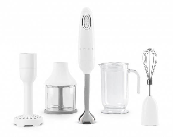 Smeg Smeg Stabmixer HBF12WHEU Stabmixer AllMix Edition mit Zubehor  Погружной блендер Smeg HBF12WHEU Ручной блендер AllMix Edition с аксессуарами