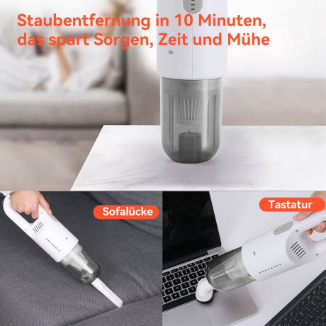 DOPWii DOPWii Akku-Handstaubsauger Vakuumreiniger,Kabellos,Leistungsstark,Staubsauger Fur Zuhause,Auto, Es gibt eine Tasche Schwarz Беспроводной ручной пылесос DOPWii, беспроводной, мощный, пылесос для дома, автомобиля, есть сумка