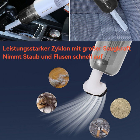 DOPWii DOPWii Akku-Handstaubsauger Vakuumreiniger,Kabellos,Leistungsstark,Staubsauger Fur Zuhause,Auto, Es gibt eine Tasche Schwarz Беспроводной ручной пылесос DOPWii, беспроводной, мощный, пылесос для дома, автомобиля, есть сумка