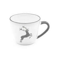 Gmundner Keramik Gmundner Keramik Grauer Hirsch Kaffee-Obertasse Gourmet 0,2 L / h: 7,5 cm Кофейная чашка Gmundner Ceramics Grey Deer Gourmet 0,2 л / высота: 7,5 см