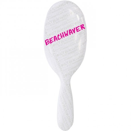 The Beachwaver Co. Styling Pro Line On Set Pro Расческа для кудрявых и волнистых волос из гибких нейлоновых щетинок и натуральной щетины кабана, 1 шт, белая