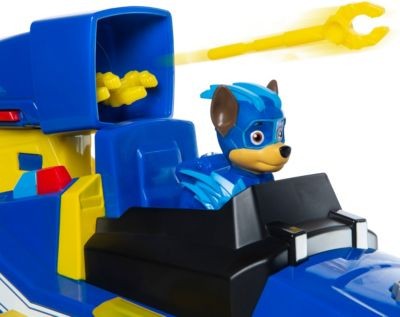 Spin Master PAW Patrol Chases Mighty Pups Charged Up Deluxe Verwandlungs-Fahrzeug Mighty Pups от PAW Patrol Chase заряжены автомобилем-трансформером класса люкс