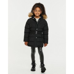 THREADGIRLS Threadgirls Steppjacke THB Belted Hooded Jacket Joni Winterjacken MiniW Стеганая куртка Threadgirls THB Куртка с капюшоном и поясом Joni Winterjacken MiniW