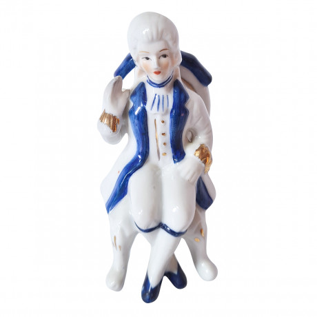 Royal Коллекционная керамическая Статуэтка с позолотой 11см, Германия, 1960-70гг.