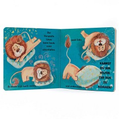 Hosenmax Der Verspielte Lowe geht schlafen (Pappbilderbuch) fur Kinder Игривый лев засыпает (книга с картинками) для детей