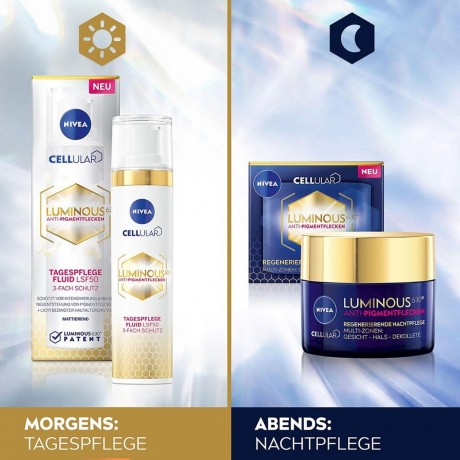 Nivea Cellular Luminous630 Tagespflege und Nachtpflege Set  Набор для дневного и ночного ухода Cellular Luminous630