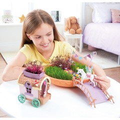 TOMY Einhorn Garten mit Feen-Wagen Сад единорогов с волшебной колесницей