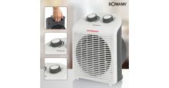Bomann Bomann HL 6040 CB, Heizlufter weiss/grau  weiss/grau Bomann HL 6040 CB, тепловентилятор белый/серый