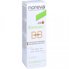 noreva Exfoliac getonte BB-Creme dunkel  Отшелушивающий тональный ВВ крем темный