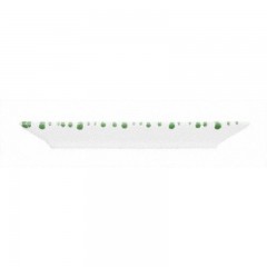 Gmundner Keramik Gmundner Keramik Grungeflammt Snackschale 22x11x2,7 cm Керамическая чаша Gmundner с зеленым пламенем 22x11x2,7 см