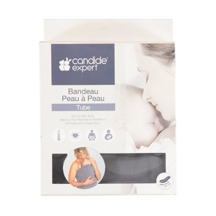 candide Bandeau Tube-Top grau L/XL