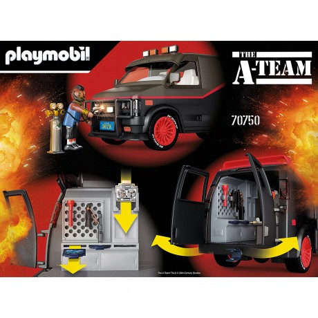 PLAYMOBIL PLAYMOBIL 70750 The A-Team Van PLAYMOBIL 70750 Фургон команды А