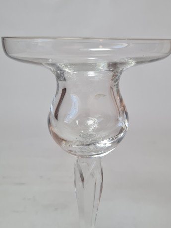 Бокал для белого вина винтажный Austen Bleikristall Bodenmais, 15,5 x 9 см, Германия, 1960-70гг.