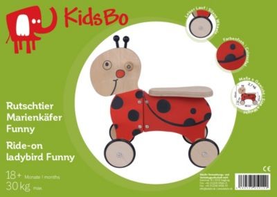 KidsBo Rutschtier Marienkafer Funny Ездить на божьей коровке смешно