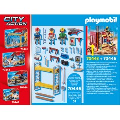 PLAYMOBIL PLAYMOBIL 70446 Baugerust mit Handwerkern PLAYMOBIL 70446 строительные леса с мастерами