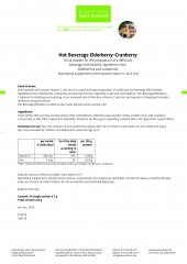 Krauterhaus Sanct Bernhardt Hot Beverage Elderberry-Cranberry30 single sachets