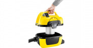 Karcher Karcher  WD 1 Compact Battery, Nass-/Trockensauger gelb/schwarz, ohne Akku und Ladegerat  gelb/schwarz Karcher WD 1 Compact Battery, пылесос для сухой и влажной уборки желтый/черный, без аккумулятора и зарядного устройства