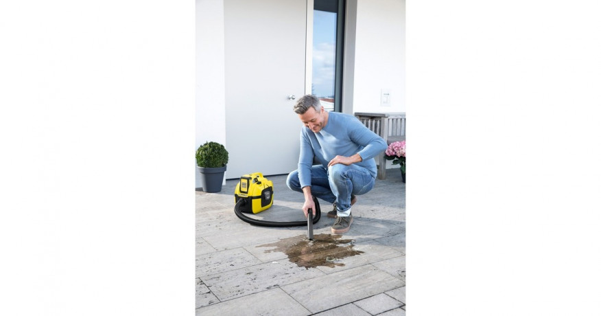 Karcher Karcher  WD 1 Compact Battery, Nass-/Trockensauger gelb/schwarz, ohne Akku und Ladegerat  gelb/schwarz Karcher WD 1 Compact Battery, пылесос для сухой и влажной уборки желтый/черный, без аккумулятора и зарядного устройства