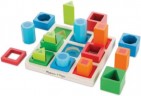 Melissa  Doug Holzspielbrett mit Formen zum Sortieren Деревянная игровая доска с фигурами для сортировки