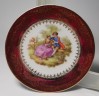 Limoges France Fragonard, Лимож Коллекционная тарелочка Фрагонар, лиможский фарфор, 12см