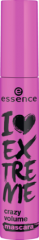 essence cosmetics Wimperntusche I love extreme crazy volume mascara, Эссенс Тушь для ресниц Супер объем, черная, 12 мл