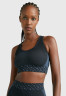 Tommy Hilfiger SPORT MONOGRAM MEDIUM SUPPORT SEAMLESS Bustier desert sky СПОРТИВНАЯ МОНОГРАММА СРЕДНЕЙ ПОДДЕРЖКИ SEAMLESS Бюстье небо пустыни