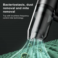 Rutaqian Rutaqian Akku-Handstaubsauger 3 -in -1 Multi -Funktionen drahtlose Staubsaugerauto Autogebrauch, Vakuum-/Blasgas/Pumpen -Vakuum/Milbenentfernung Burstenloser Saugen Schwarz Беспроводной ручной пылесос Rutaqian, многофункциональный беспроводной пы