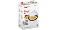 Clatronic Clatronic Waffelautomat WA 3491, Waffeleisen weiss, 1.200 Watt  weiss Вафельница Clatronic WA 3491, вафельница белая, 1200 Вт