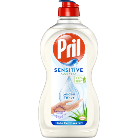 Pril Ручное средство для мытья посуды Чувствительный  Алоэ Вера, 450 мл